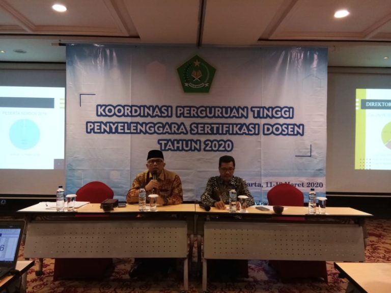 Direktur PTKI Harap Program Serdos Kemenag 2020 Lebih Maksimal