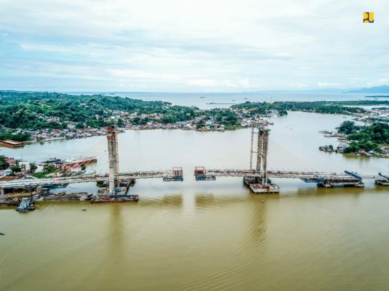 Hampir Rampung, Jembatan Teluk Kendari Dukung Pengembangan Pelabuhan New Port Bungkutoko