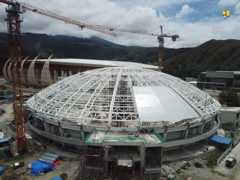 Darurat Corona, Pembangunan Venue PON XX Papua Jalan Terus