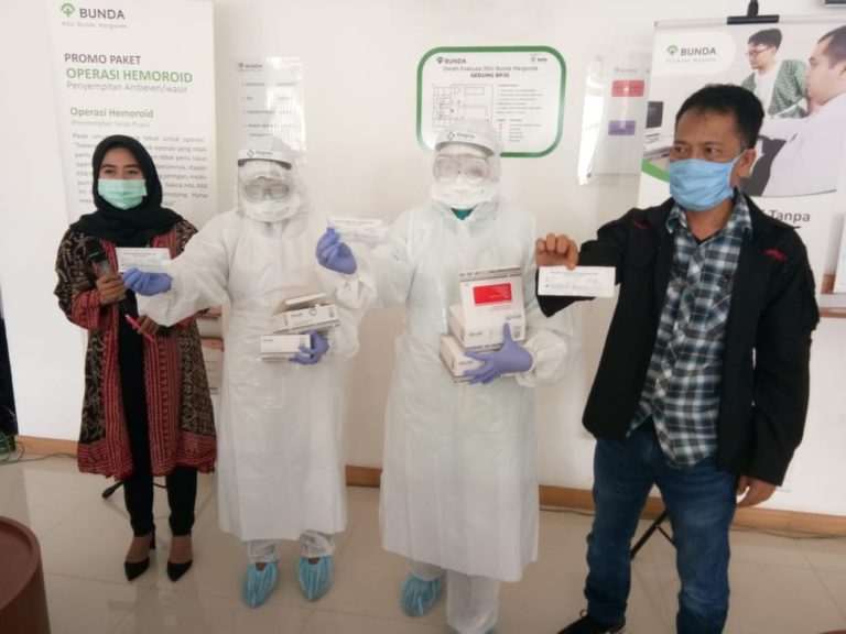 Hasil Rapid Test Wartawan Depok Semua Negatif