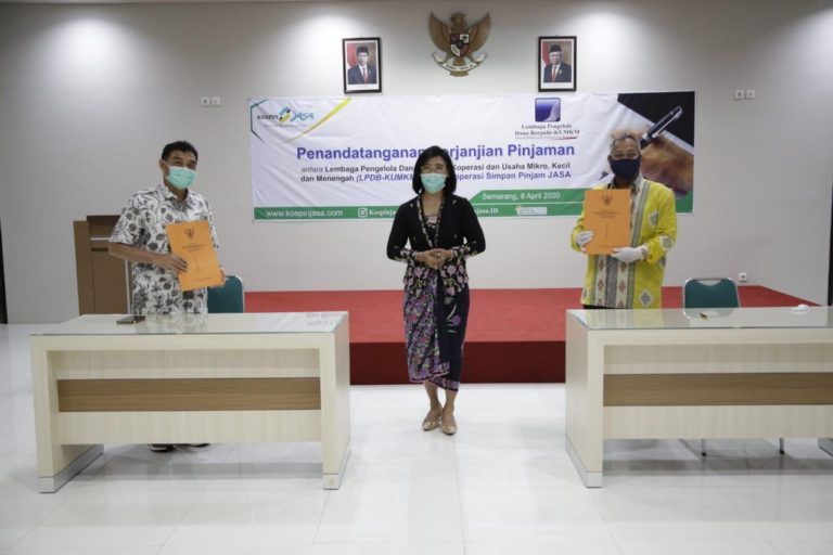LPDB Berikan Pinjaman Rp50 M ke UMKM Mitra Kospin Jasa di Masa Pandemi Covid-19
