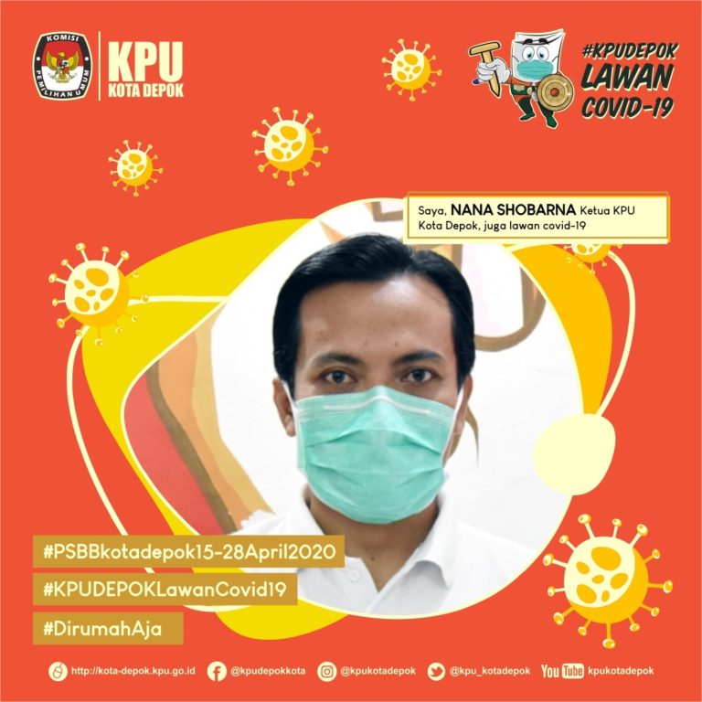 Lewat Aplikasi, KPU Depok ajak Warga Perang Lawan Covid-19