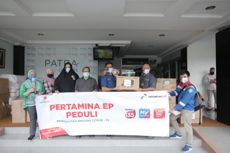 Cegah dan Tanggulangi COVID-19, Pertamina EP Libatkan Mitra Binaan Salurkan Bantuan