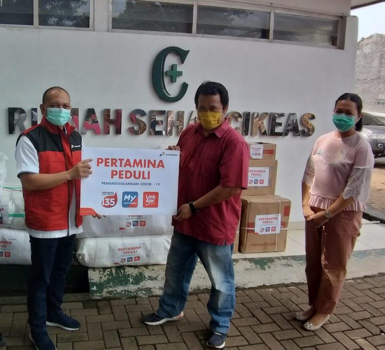 Pertamina Peduli Salurkan APD di Sejumlah Faskes Wilayah Bogor