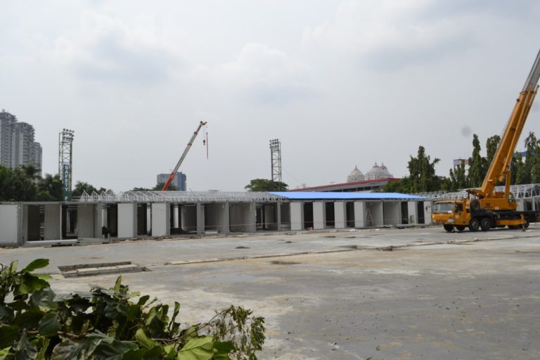 Pertamina Sulap Lapangan Bola Jadi Rumah Sakit Darurat Covid 19