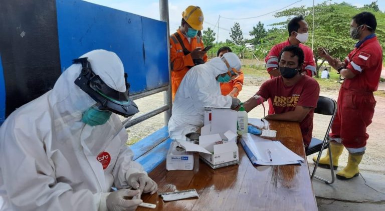 Pertamina EP Cepu Adakan Tes Cepat untuk Cegah Penyebaran COVID-19