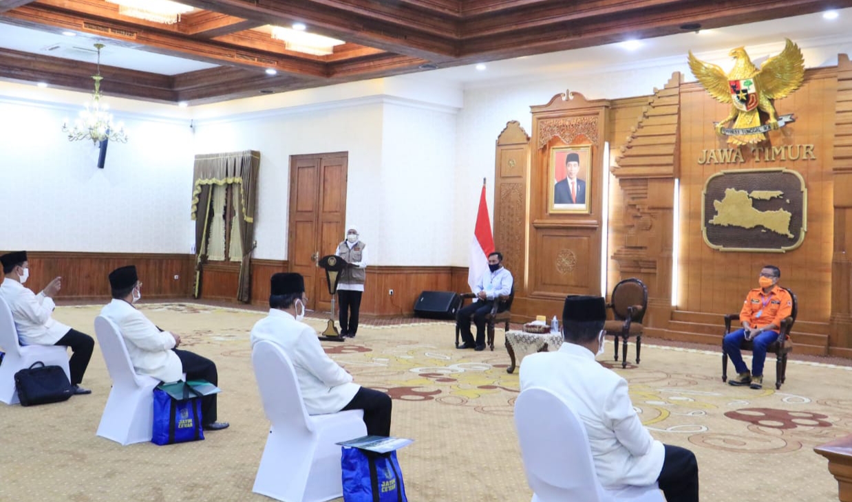 Khofifah minta Mubaligh Aktif edukasi Masyarakat hadapi Pandemi Covid-19