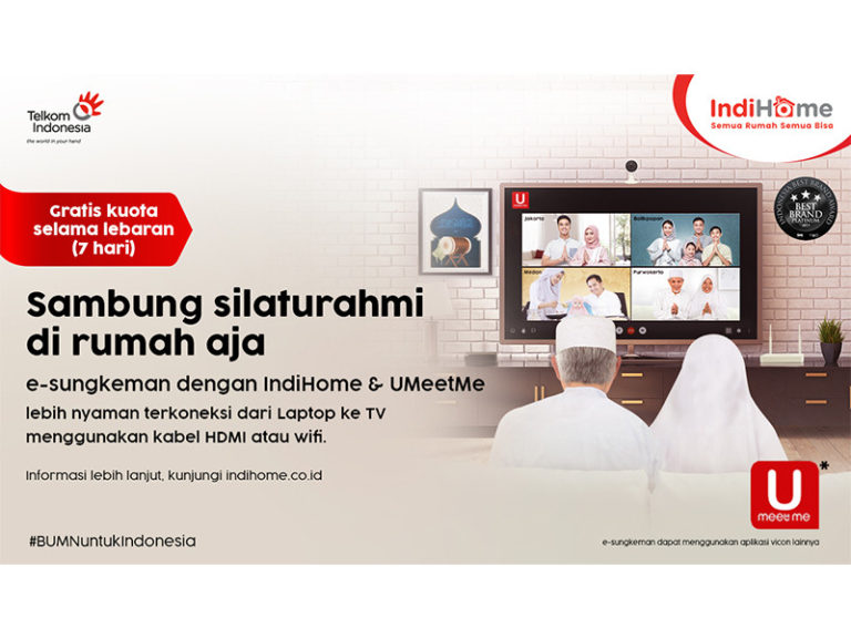 IndiHome Hadirkan Program e-Sungkeman, Layanan Video Conference Bebas Kuota