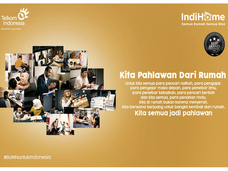 Cegah penyebaran Covid-19, IndiHome Luncurkan Kampanye #PahlawanDariRumah