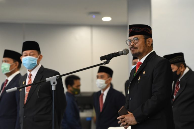 Gelar Upacara Virtual Hari Lahir Pancasila, Mentan: Saatnya Kita Menjadi Garda Terdepan