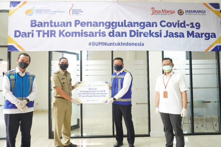 Jasa Marga Group Salurkan THR Direksi dan Komisaris ke Masyarakat Terdampak Covid-19
