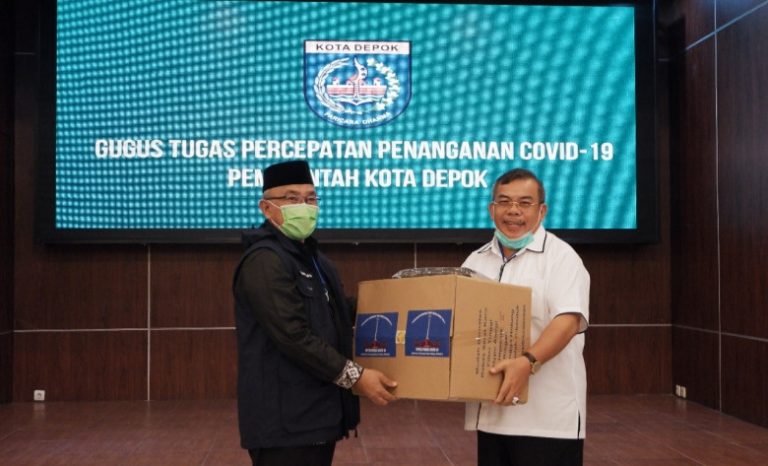 Pemkot Depok Dapat Bantuan 10.000 Masker dari PPTSB