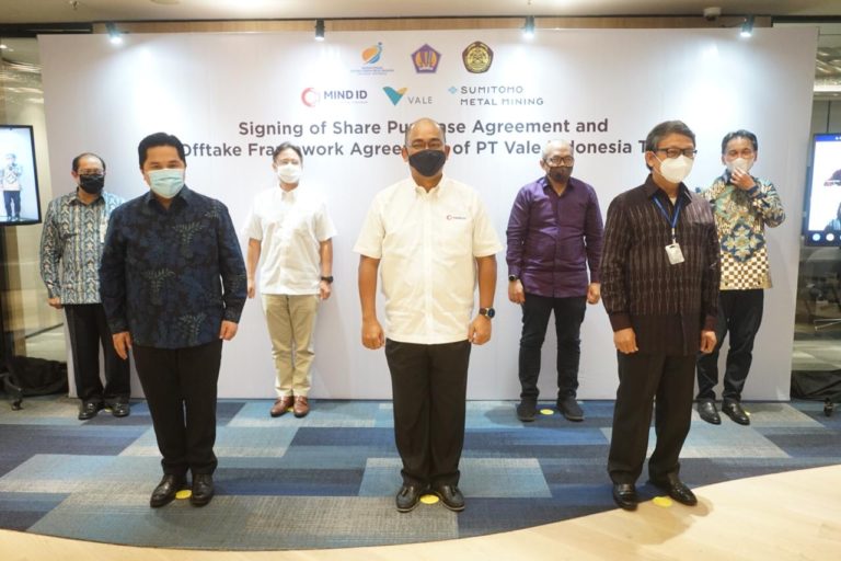 MIND ID Resmi Beli 20 Persen Saham Vale Indonesia