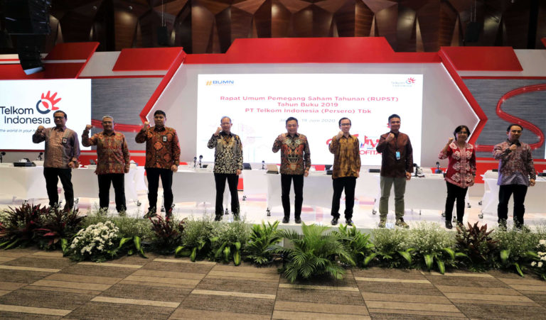 RUPST Tahun Buku 2019, Telkom Bagikan Dividen Rp15,26 Triliun