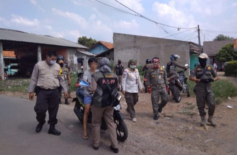 Langgar Protokol Kesehatan, Sejumlah Warga di Depok Terjaring Razia