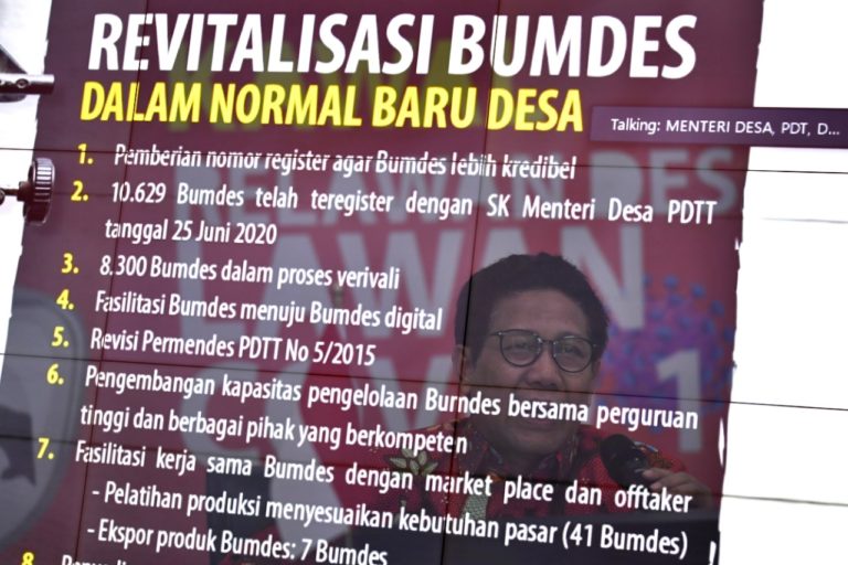 Revitalisasi BUMDes, Kemendes Berikan Nomor Registrasi