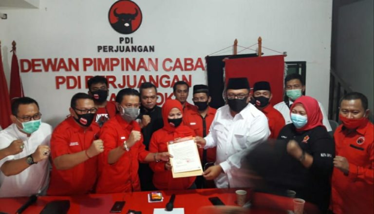 PDIP Resmi Usung Pradi-Afifah pada Pilwalkot Depok 2020