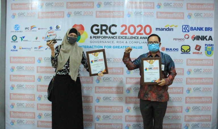 PT Jamkrindo Raih Dua Penghargaan GRC Award 2020