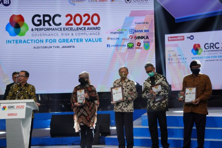Jasa Marga Raih Penghargaan The Best GRC For Compliance & Risk Management 2020