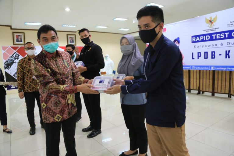 LPDB KUMKM Lakukan Rapid Test Covid-19 untuk Seluruh Pegawai