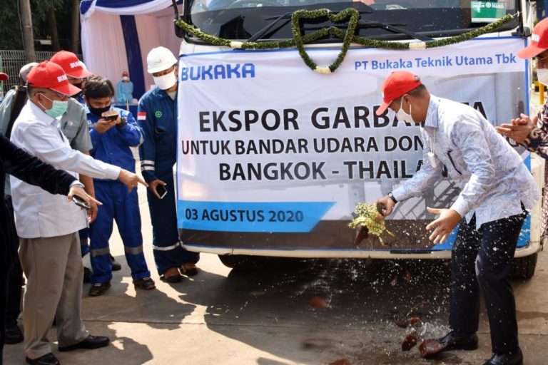 Menperin Agus Lepas Ekspor 33 Garbarata Produksi Bukaka ke Thailand