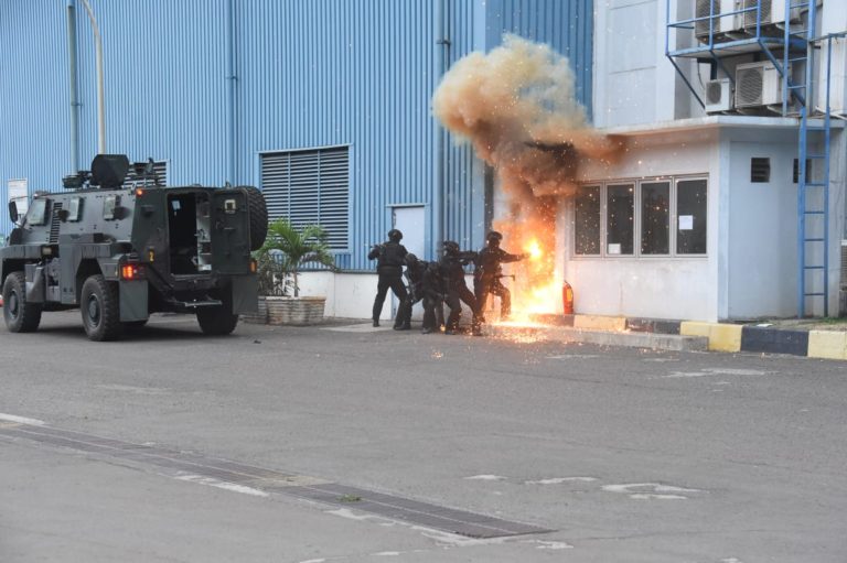Koopssus TNI Gelar Latihan Penanggulangan Terorisme di Cilegon