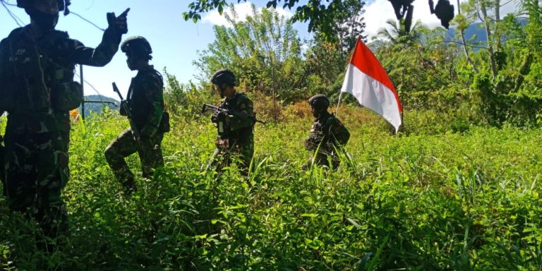 Prajurit Kostrad Gelar Patgab di Perbatasan RI-PNG