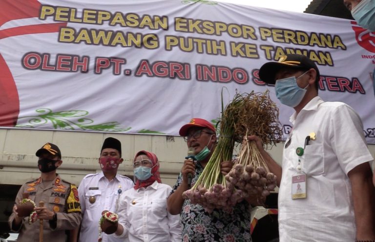 Sambut HUT Kemerdekaan ke-75, Indonesia Ekspor Bawang Putih