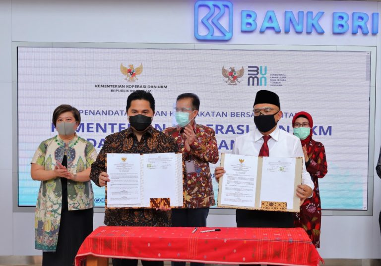 Jamkrindo Kolaborasi Pemulihan Ekonomi Bersama Kemenkop UKM dan Kementerian BUMN