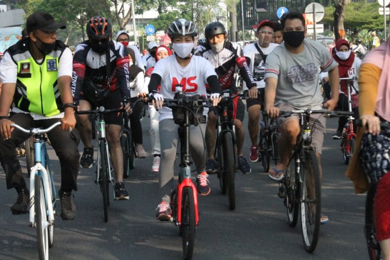 Keponakan Prabowo Janji Sulap Tangsel Jadi Kota Ramah Sepeda