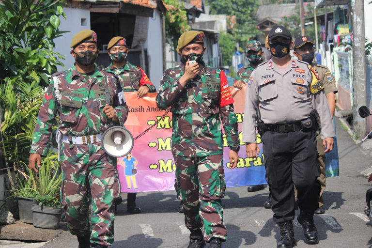 Ini Bentuk Kepedulian Yon Arhanud ‘Gagak Hitam’ di Tengah Covid-19