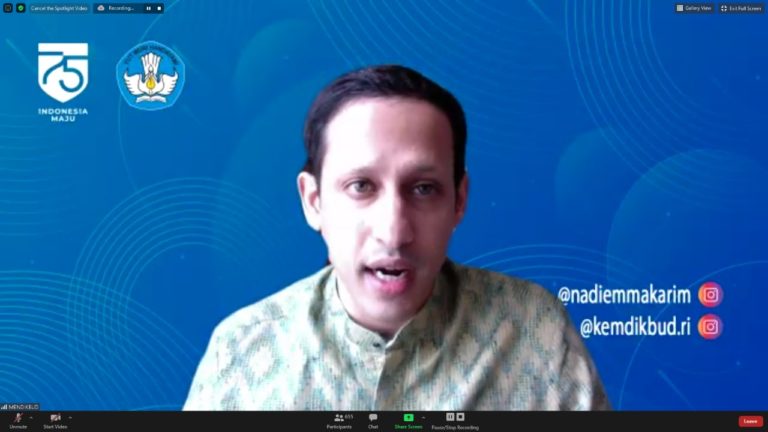 Mas Nadiem berharap UT jadi Contoh Penggunaan Teknologi dalam PJJ
