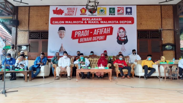 Koalisi Depok Bangkit Resmi Deklarasi Menangkan Pradi-Afifah di Pilwalkot 2020