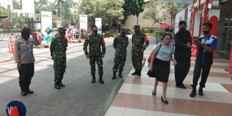 Dandim Depok Cek Penerapan Protokol Kesehatan di Pusat Perbelanjaan