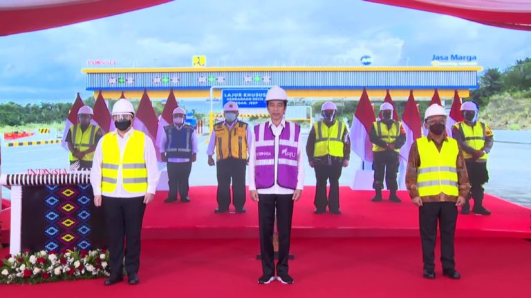 Diresmikan Jokowi, Ruas Tol Manado-Danowudu Pertama di Sulawesi Utara