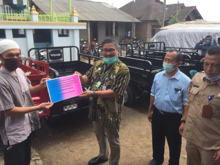 Percepatan Distribusi Hasil Panen, Kementan Beri Bantuan Motor ke Petani Temanggung