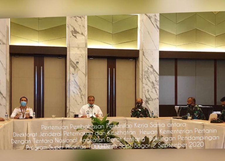 Kementan dan TNI AD Kerja Sama Dukung Pelaksanaan Program 1.000 Desa Sapi