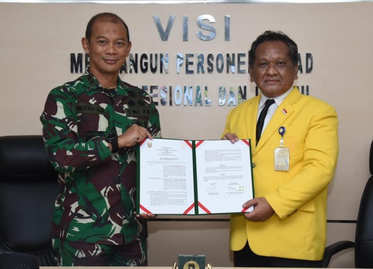 Tingkatkan Kualitas SDM, TNI AD Gandeng UI Gelar Pelatihan Kehumasan