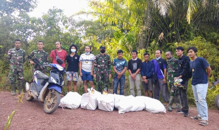 TNI Gagalkan Penyelundupan Ratusan Botol Miras di Perbatasan RI-Malaysia