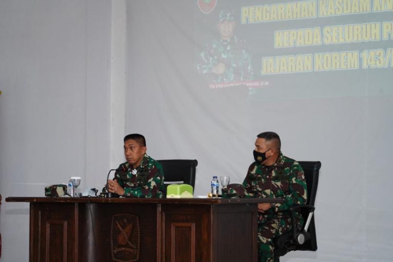 Kasdam Hsn Cek Stabilitas di Wilayah Korem Kendari