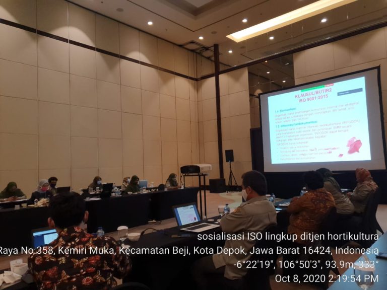 Ditjen Hortikultura siap Terapkan Sistem Manajemen Mutu ISO 9001:2015