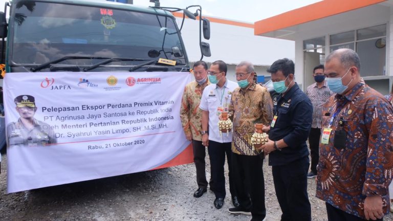Kementan Lepas Ekspor Premix Vitamin ke India di Tengah Pandemi, Buktikan Gratieks Efektif