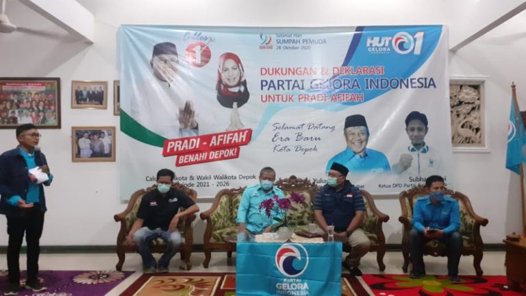Dinilai Mampu Bawa Perubahan, Partai Gelora: Pradi-Afifah Pantas Dipilih!