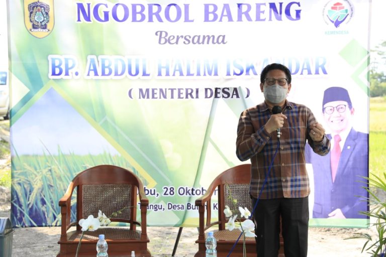 Menteri Halim ungkap Rasa Bangga ke Pendamping Lokal Desa ini