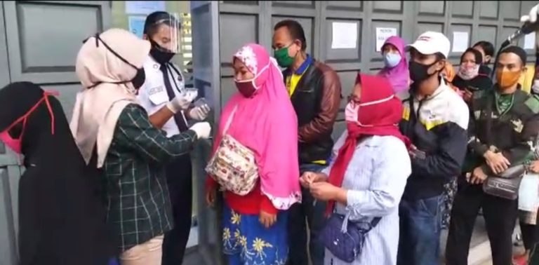 BRI Lebak: Proses Pencairan Bantuan UMKM Sesuai Prokes Covid-19