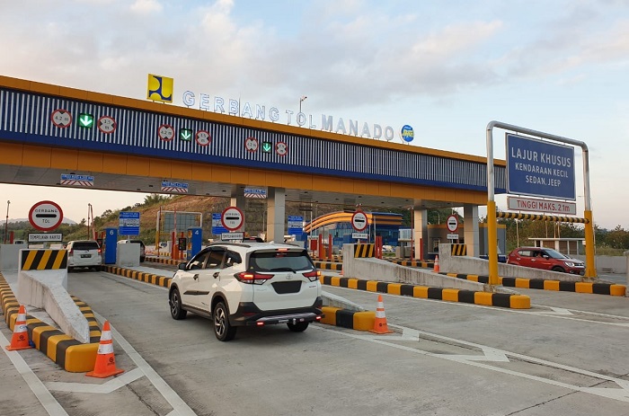 Beroperasi Tanpa Tarif, 170 Ribu Kendaraan Lintasi Jalan Tol Manado-Bitung