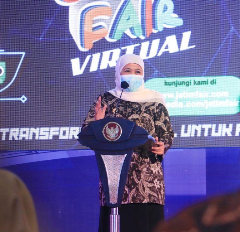 Jatim Fair Virtual Resmi Dibuka, Khofifah Dorong Transformasi Digital Pelaku UMKM