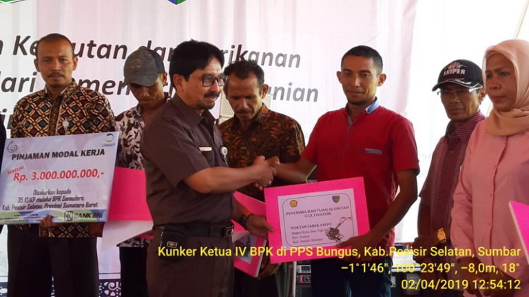 Pesisir Selatan Dapat Bantuan Alsintan Lagi dari Kementan