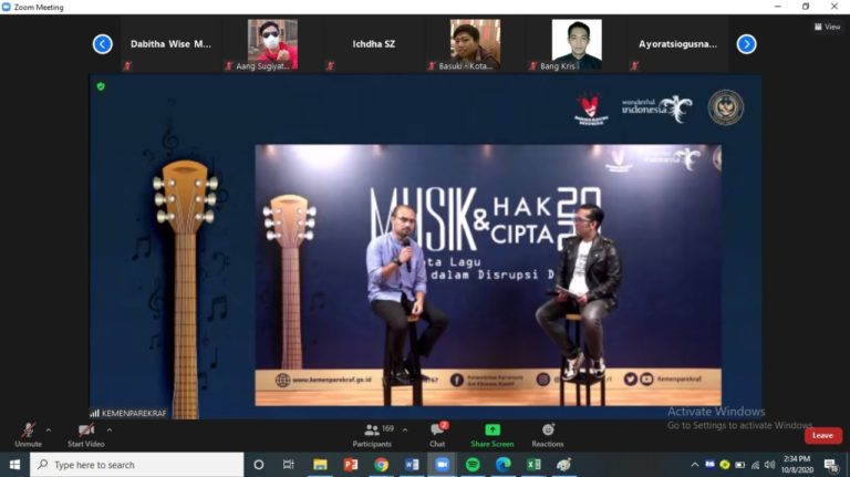Kemenparekraf Dorong Musisi Perkuat Pemahaman Hak Cipta di Era Digital
