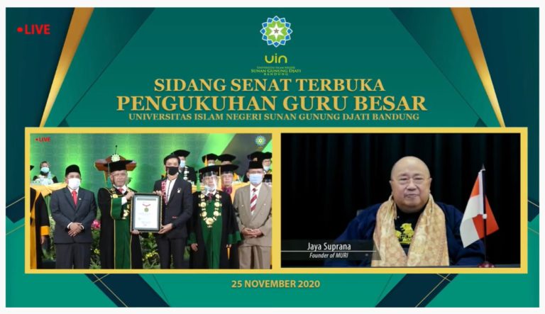 UIN Bandung Raih Rekor MURI atas Pengukuhan Guru Besar Terbanyak di Perguruan Tinggi Keagamaan